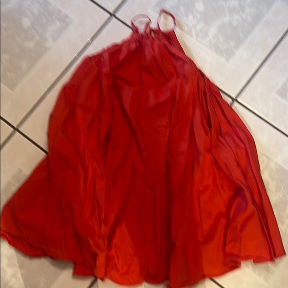 ZARA Red Halter Dress - Picture 1 of 3